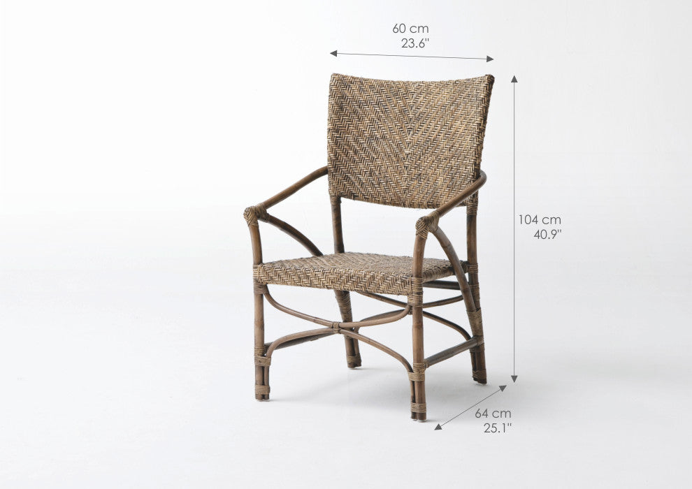 Wickerworks Jester Chair, set of 2