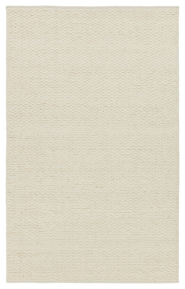 Jaipur Living Windcroft Handmade Solid Cream Area Rug 10'X14'