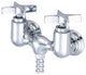 Central Brass Two Handle Leg Tub Faucet