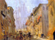 Telemaco Signorini Il Duomo di Milano, 18"x27" Gallery Wrapped Canvas Print