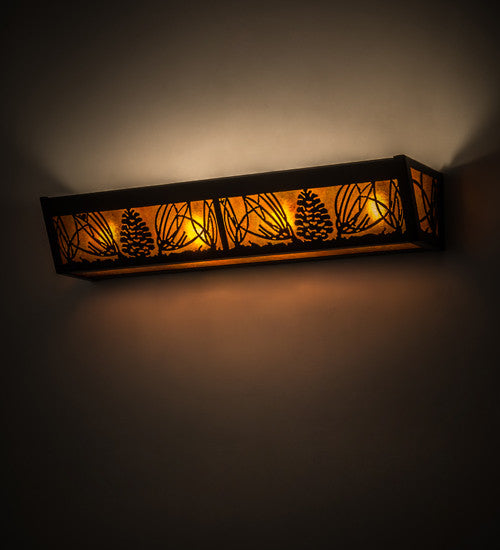 24W Mountain Pine Vanity Light