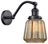 INNOVATIONS LIGHTING 515-1W-BK-G146 Chatham 1 Light Sconce