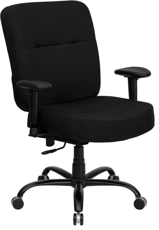 Hercules Series 400 lb. Capacity Big and Tall Fabric Office Chair, With Arms