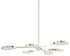 Beirut 6 Light Chandelier Burnished Nickel