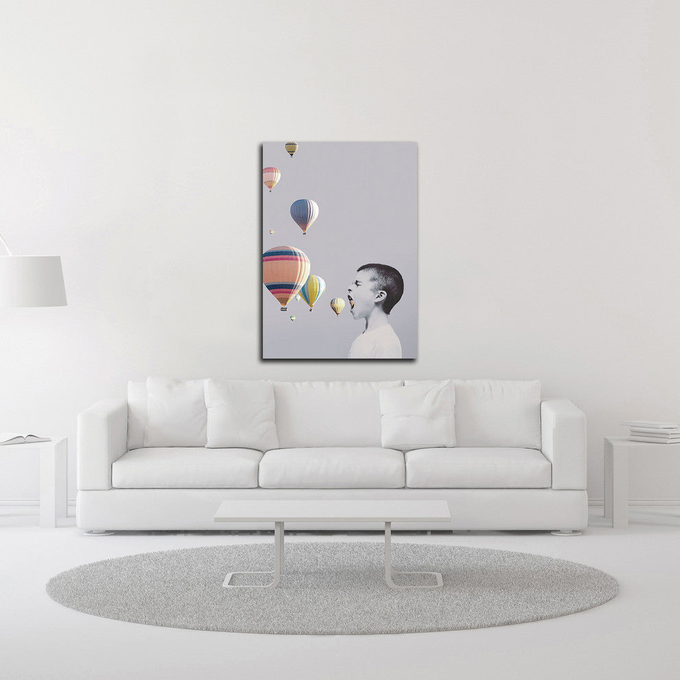 My Big Mouth by Design Fabrikken, Print on Canvas, 30"x42"