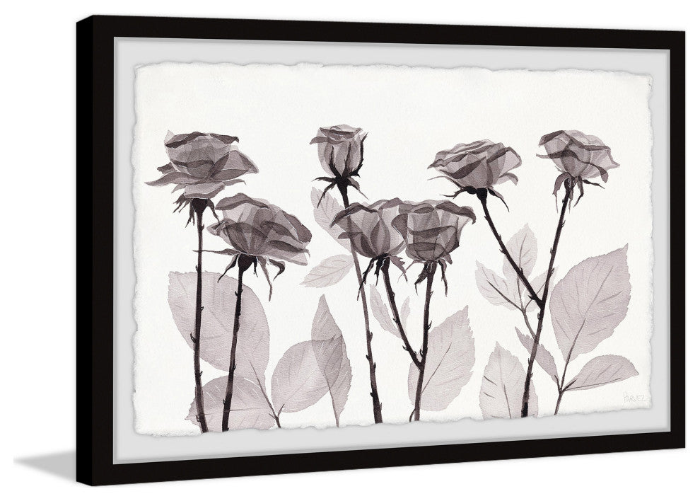"Delicate Petals" Framed Painting Print