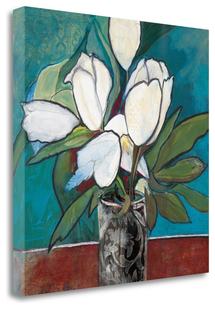 "Crystal Tulips" By Connie Tunick, Giclee Print on Gallery Wrap Canvas