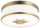 Hudson Valley 1115-AGB, 3 Light Flush Mount