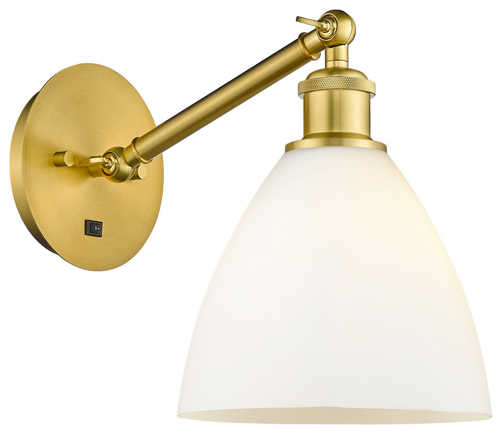 Innovations 317-1W-SG-GBD-751-LED 1-Light Sconce, Satin Gold