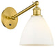 Innovations 317-1W-SG-GBD-751-LED 1-Light Sconce, Satin Gold