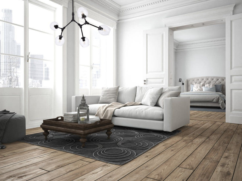 Elegant Lighting 1712D42 Cavoli 5 Light 43"W Abstract Chandelier - Black