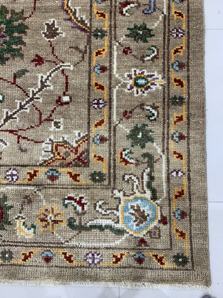 LIGHT Brown Traditional Classic Bidjar Collection Area Rug