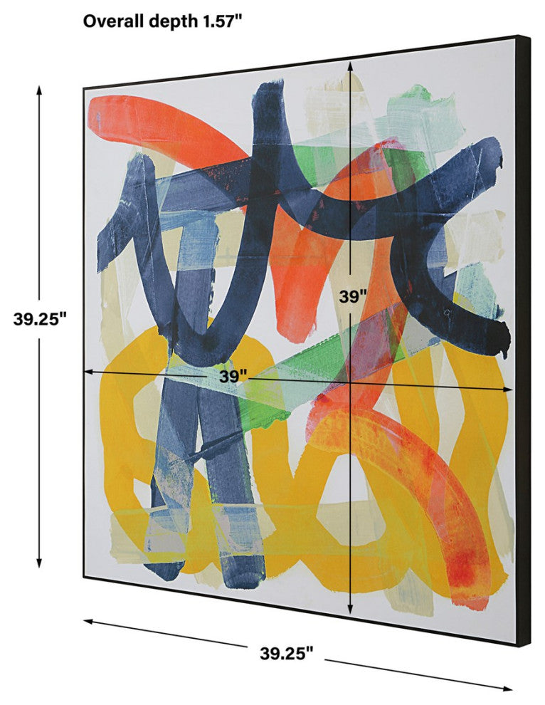 Uttermost Midtown Graffiti Framed Print 41436
