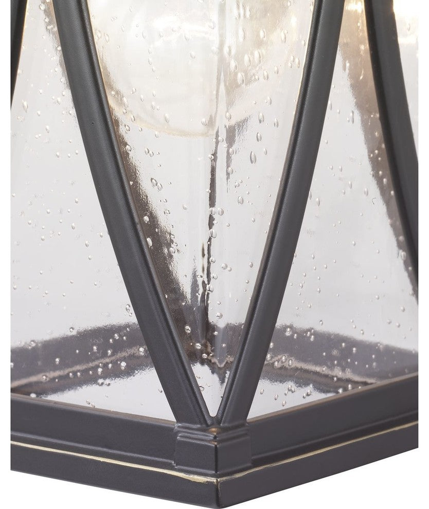 Abbott Collection 1-Light Small Wall Lantern, Antique Bronze
