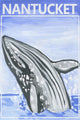 "Jumping Whale" Painting Print on Wrapped Canvas, 40x60