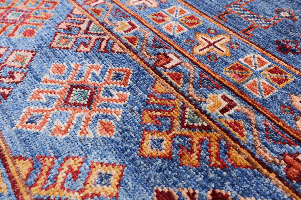 Persian Gabbeh Tribal Hand Knotted Rug 2' 11" X 4' 11" Q5405