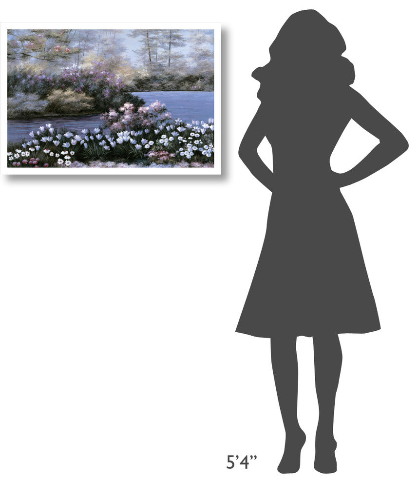 "Blooming Isle" Digital Paper Print by Diane Romanello, 32"x22"
