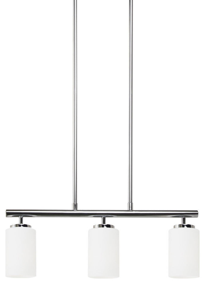 Oslo 3-Light Island Pendant, Chrome