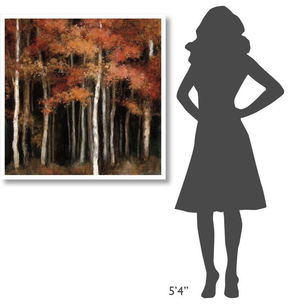 "October Woods" Digital Paper Print by Julia Purinton, 38"x38"