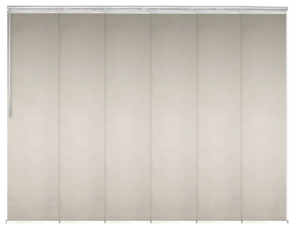 Stella 6-Panel Track Extendable Vertical Blinds 98-130"W