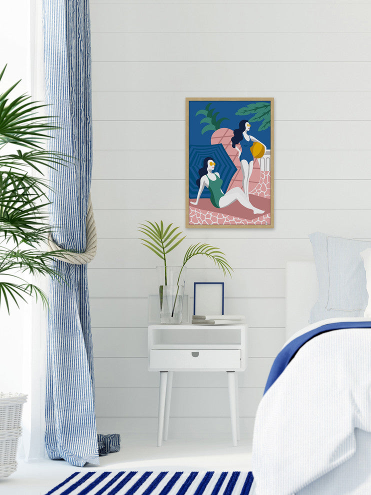"Vacation Should Be" Framed Painting Print, 24"x36"