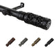 Phillip 13/16" Diameter Curtain Rod, Black, 18-28"