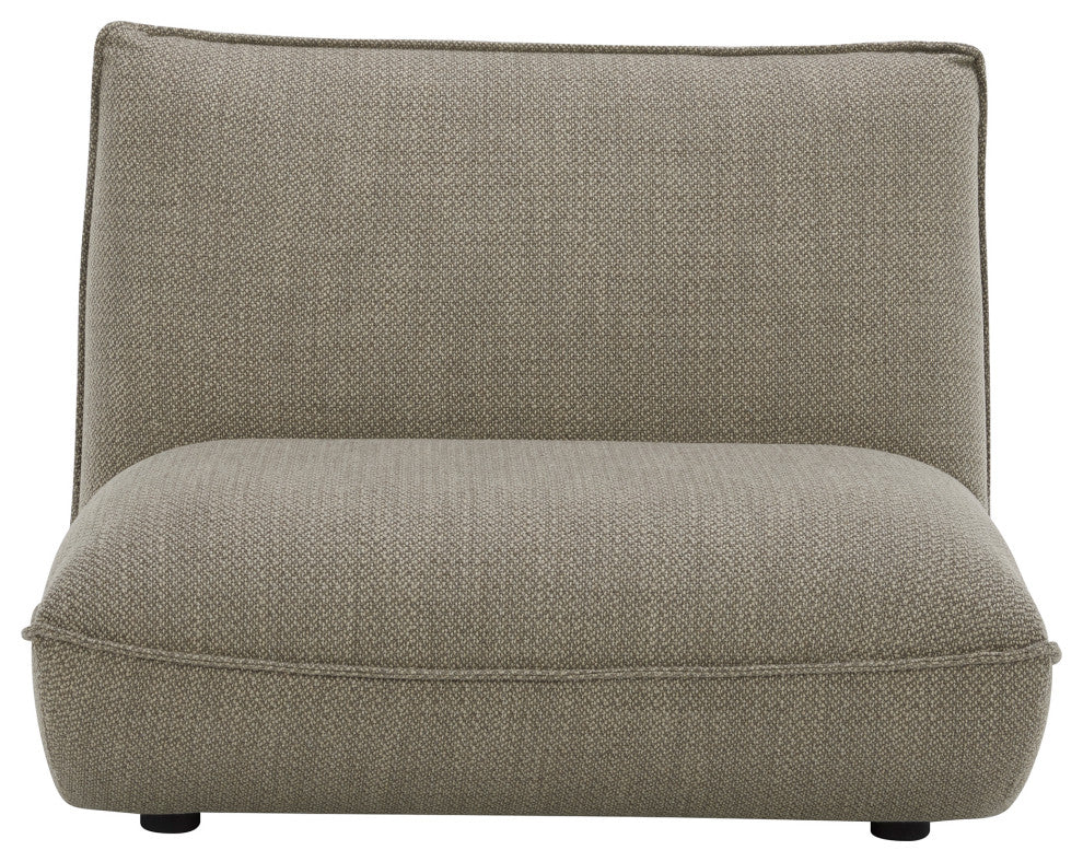 First of A Kind Zeppelin Slipper Chair Speckled Pumice