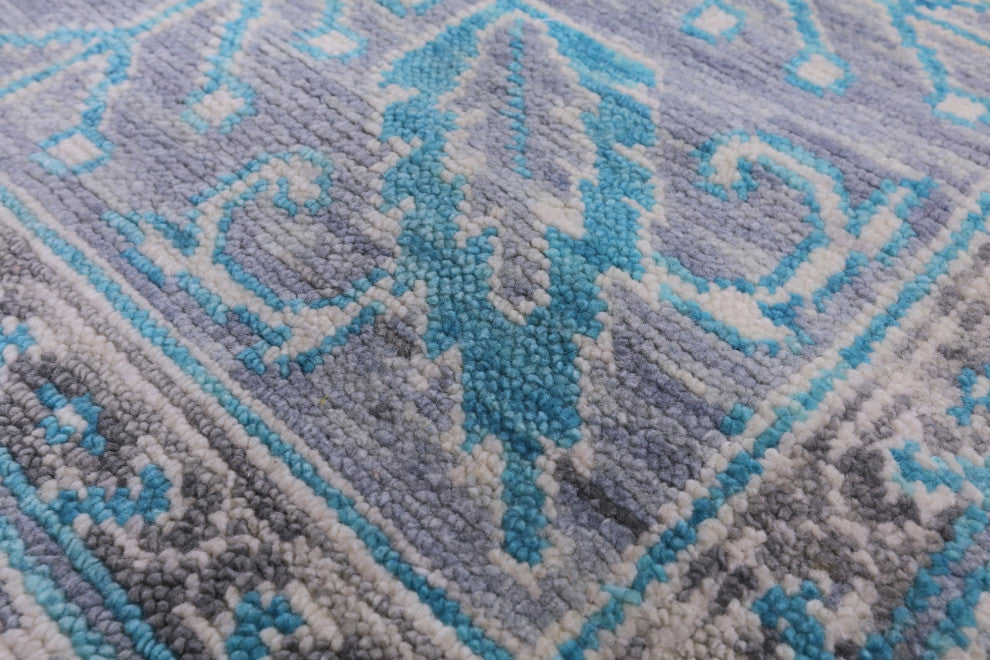 Turkish Oushak Handmade Wool Rug 8' 1" X 10' 0" - Q15864
