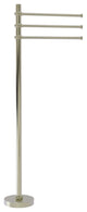 Towel Stand with 3 Pivoting 12" Arms, Polished Nickel
