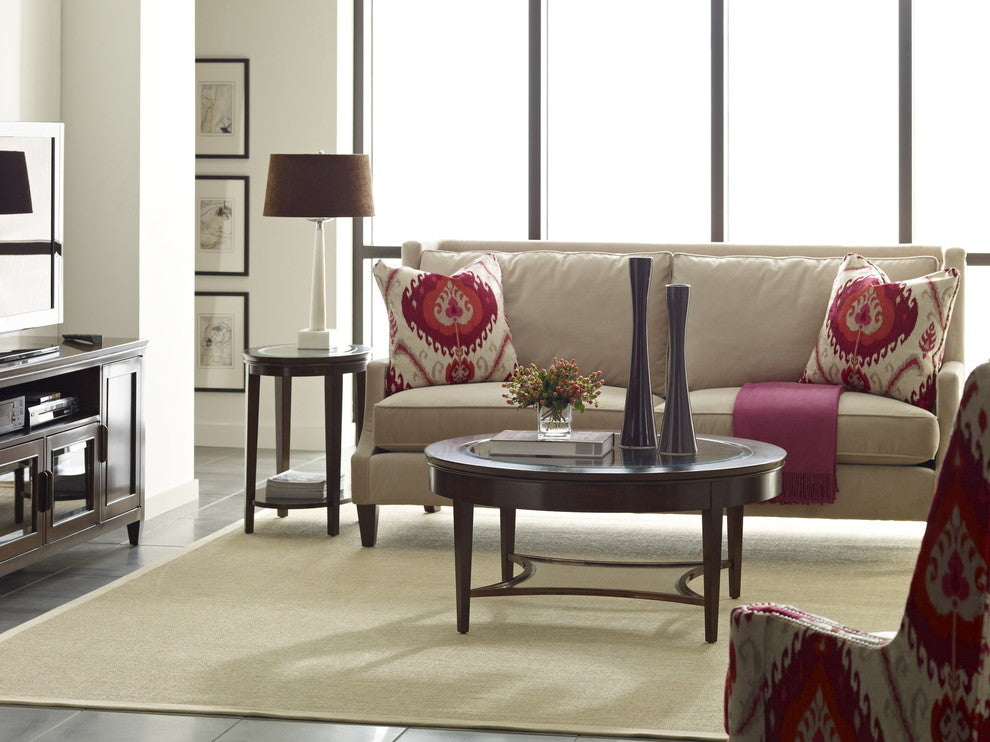 Kincaid Elise Solid Wood Aura Cocktail Table, Amaretto