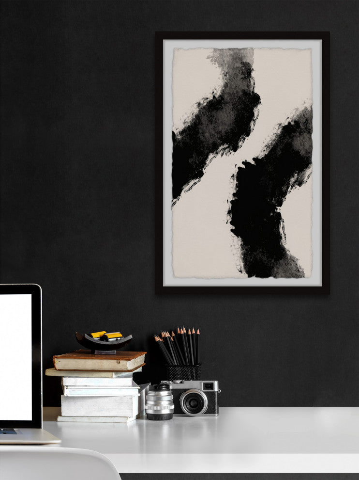 "Broken Ditch" Framed Painting Print, 30x45