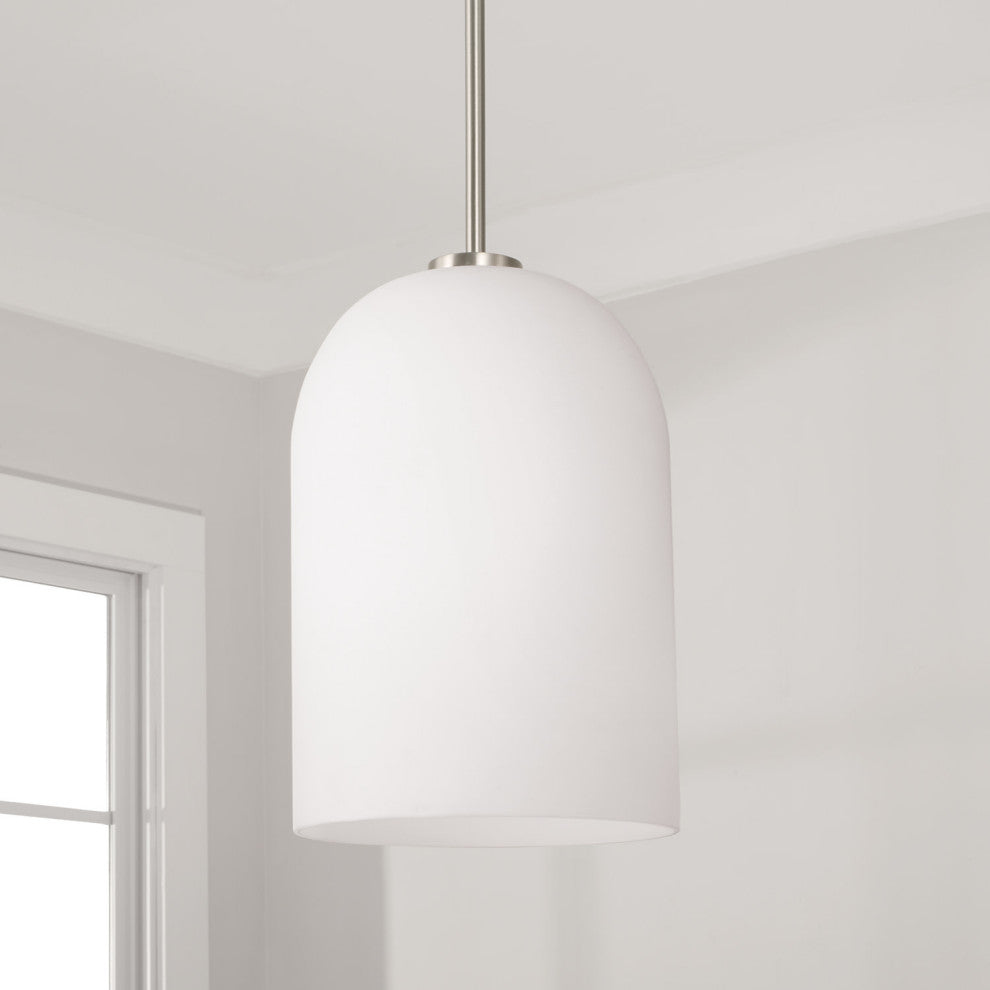Capital Lighting 348811 Lawson 9"W Mini Pendant - Matte Black
