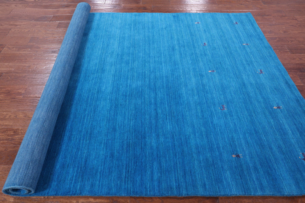 Persian Gabbeh Handmade Wool Rug 6' 0" X 9' 0" - Q15290