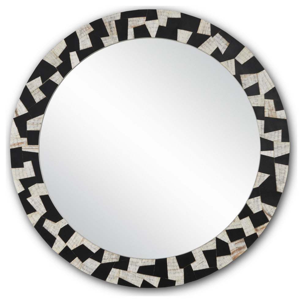 Bindu Round Mirror