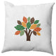 Printed Quilt Tree Accent Pillow, Forest Green, 26"x26"