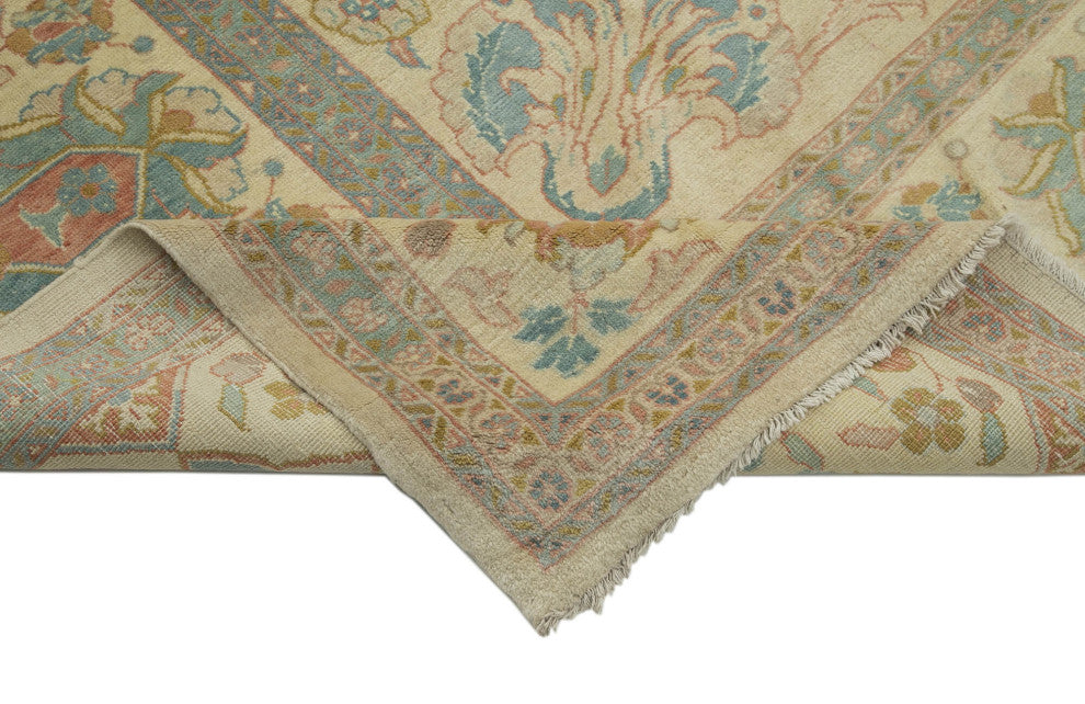 Rug N Carpet - Hand-Knotted Oriental 10' 8" x 13' 9" Unique Oushak Area Rug