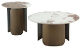 Manhattan Comfort 2-Piece Monica Coffee and End Table