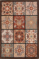 Patchwork Hand-tufted Agra 100% Wool Oushak Oriental Area Rug, Round 10'