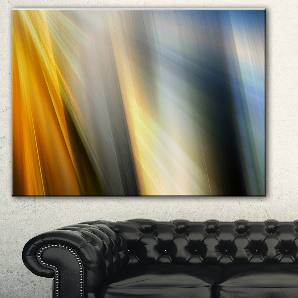 "Rays of Speed Vertical" Abstract Digital Art Canvas Print