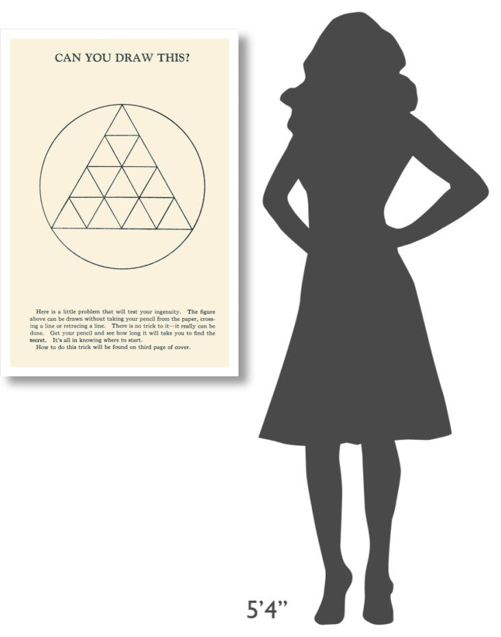 "Can You Draw This?" Digital Paper Print by Retromagic, 26"x38"