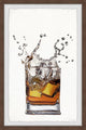 "Whiskey and Ice" Framed Painting Print, 24x36