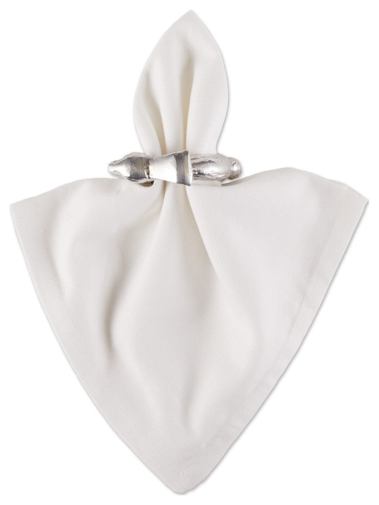 Silver Rabbit Napkin Ring (Set of 4)