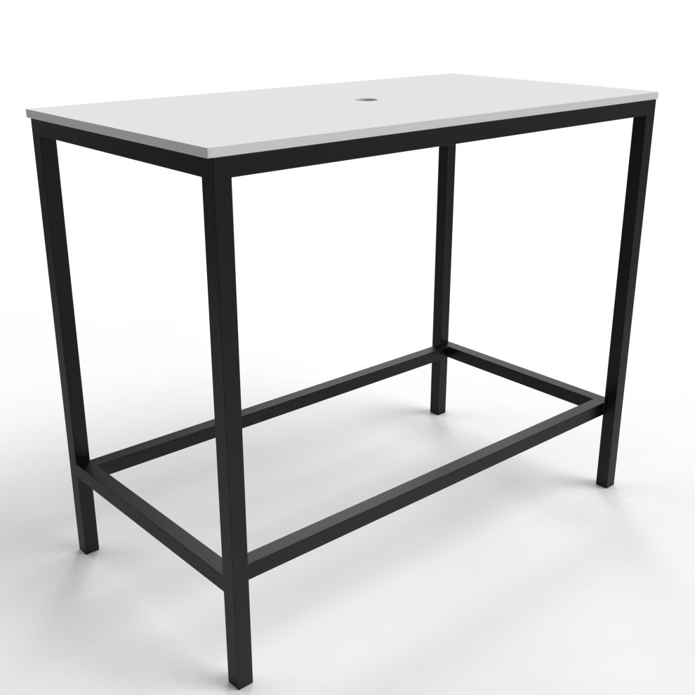 Stainless Steel Vanity, Glass Sink, Modern Edition, Black Gradient, Black Base