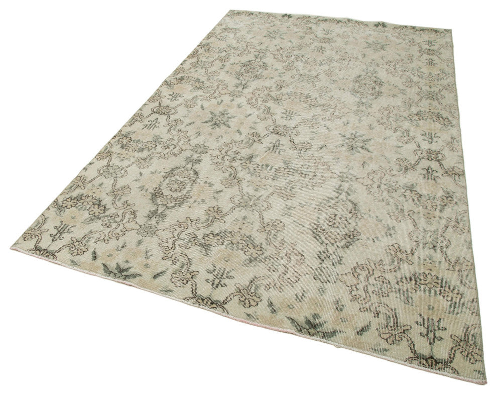 Rug N Carpet - Handmade Oriental 5' 8'' x 9' 0'' Unique Vintage Rug