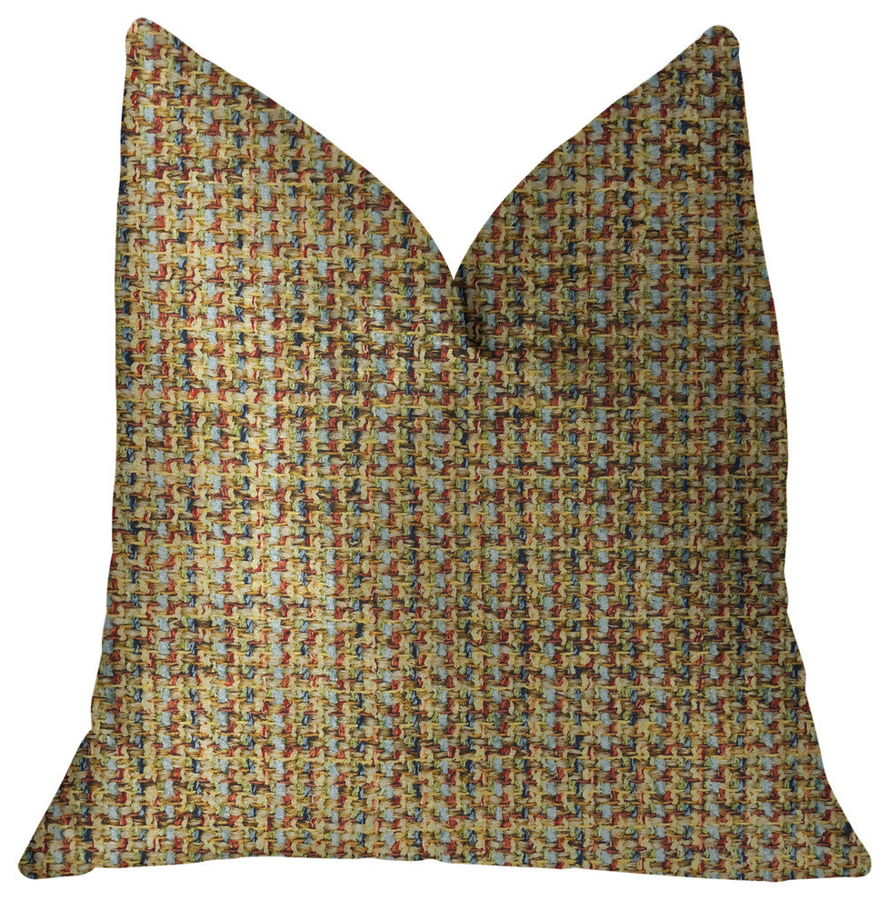 Desert Caravan Multicolor Luxury Throw Pillow, 24"x24"