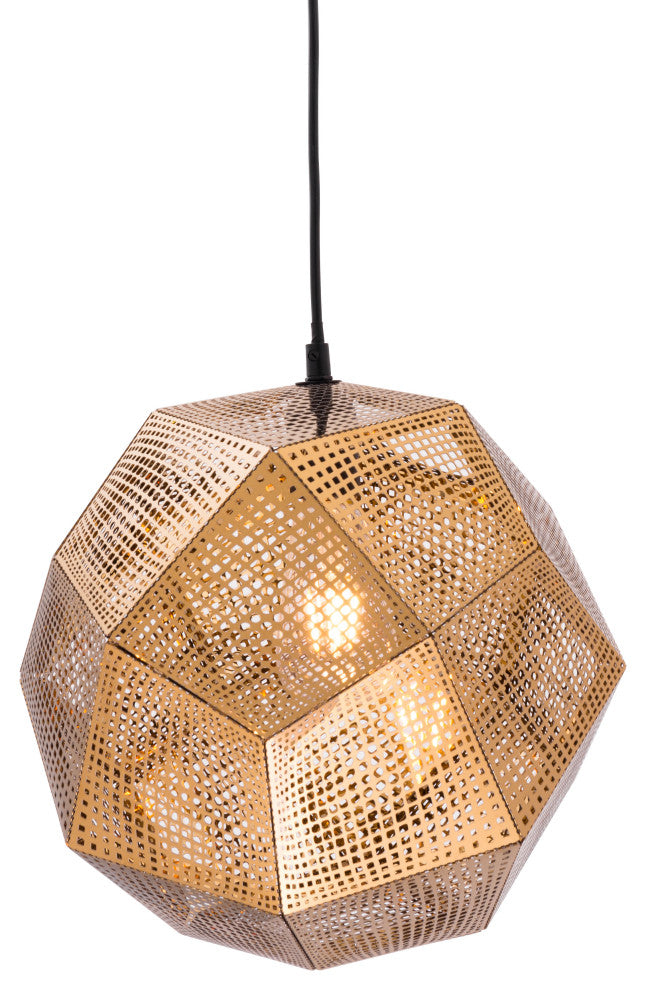 Bald Ceiling Lamp Gold