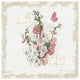 "French Romance III Distressed" Digital Paper Print by Katie Pertiet, 26"x26"