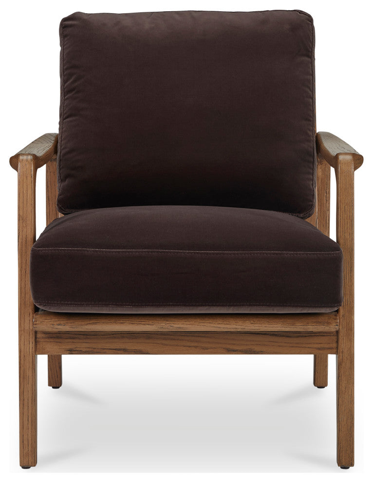 Fearne Accent Chair Dark Brown