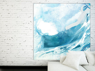 "Water Pocket I" Fine Art Giant Canvas Print, 72"x72"