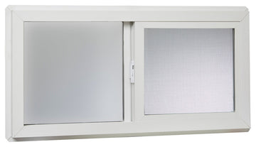 32x16 Vinyl Left, Hand Sliding Window with Dual Pane Insulated Glass